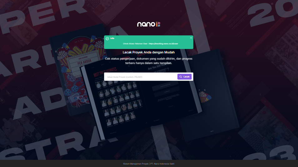 Project Tracking Nano Yearbook